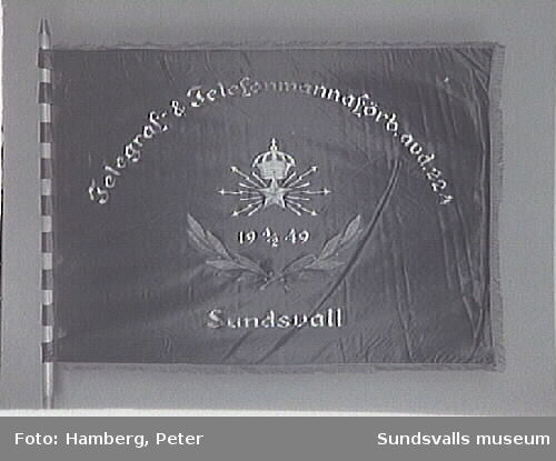 Telegraf &Telefonmannaförbundet avd.224 Sunds-vall (bildad 4/2 1949) Deposition från Statsanställdas förbund,Sundsvall till Folkrörelsearivet.