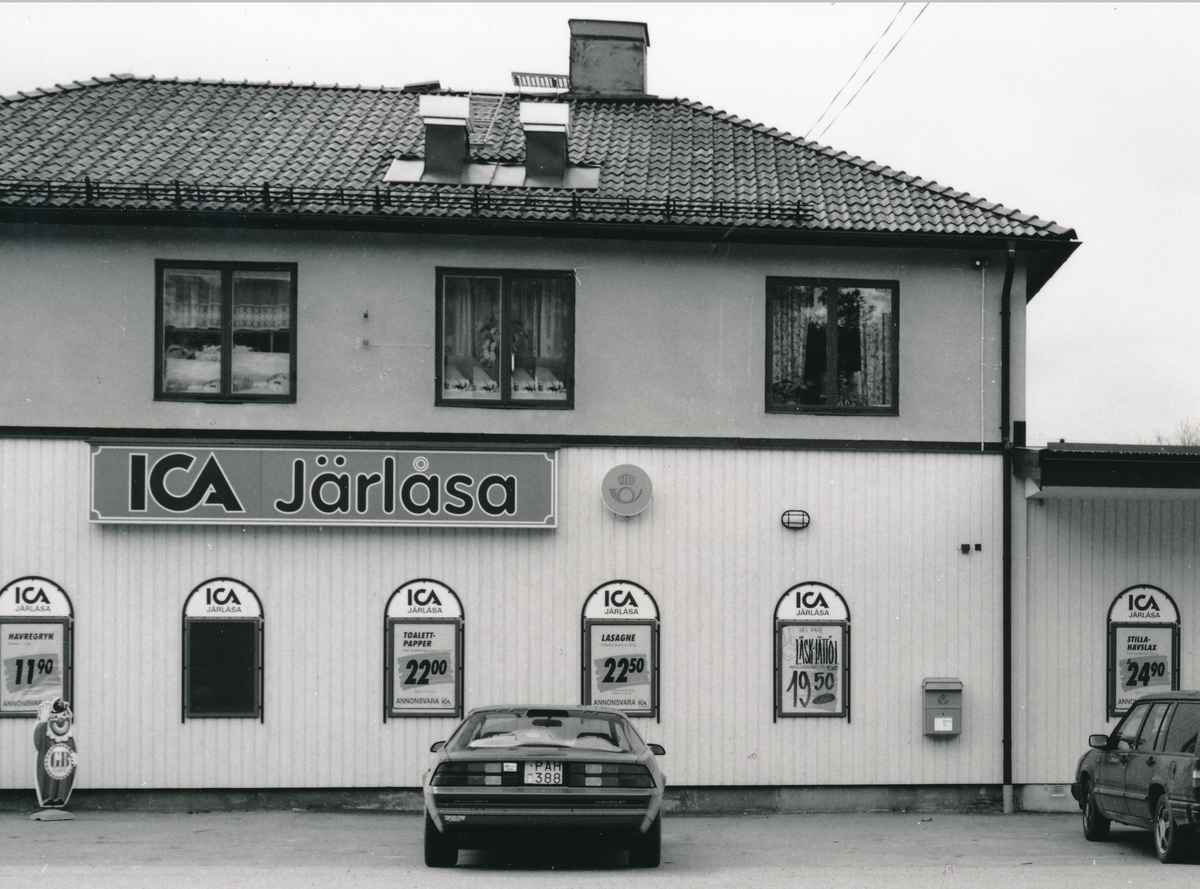 Exteriör av Postkontoret Järlåsa, 1994.