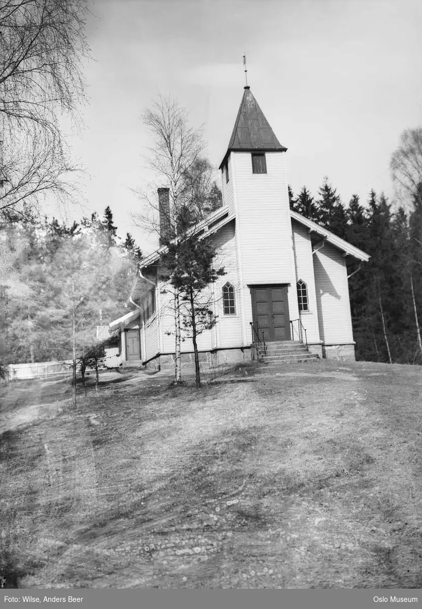 Maridalen kapell, skog