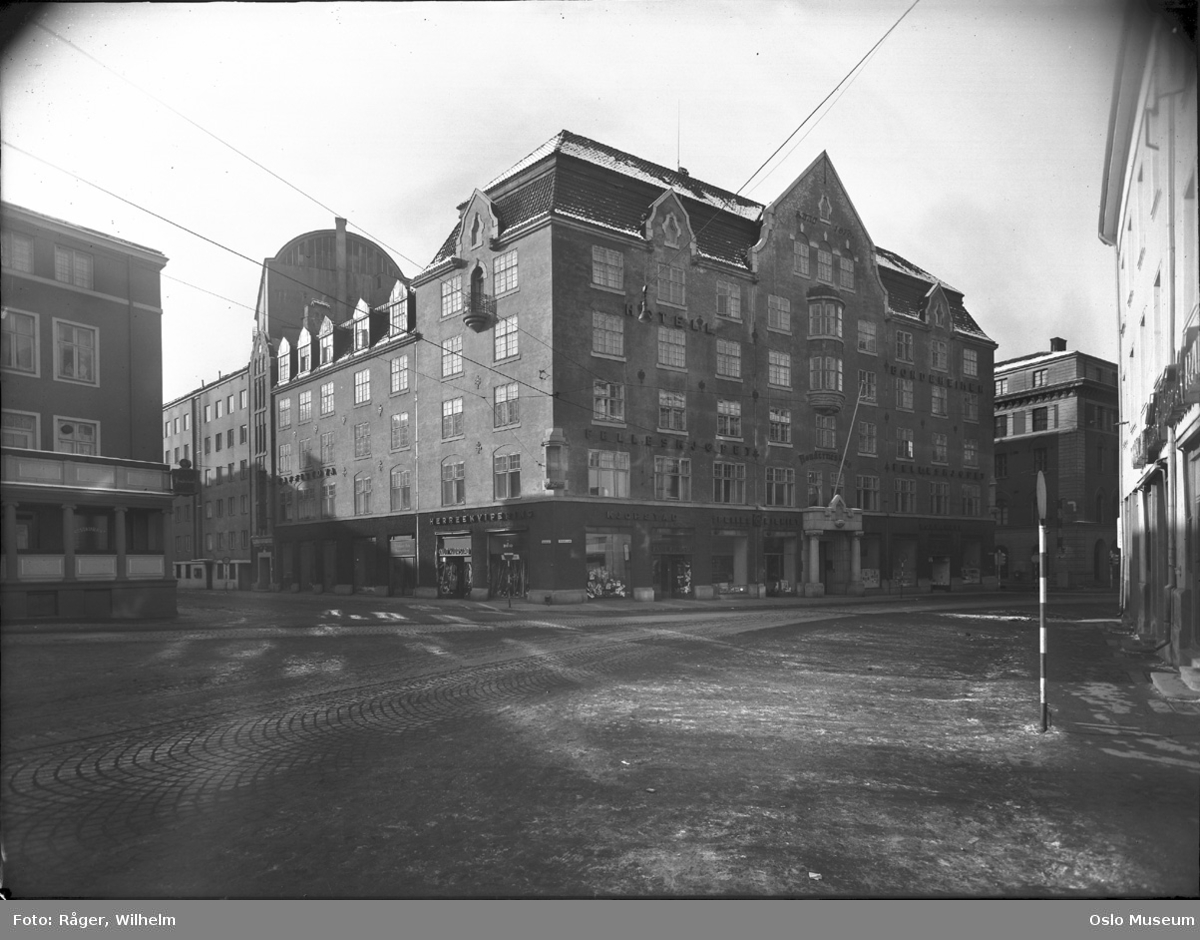 Bøndernes Hus, hotell Bondeheimen, Oslo Nye Teater, scenetårn, restaurant Amalienborg, Forum
