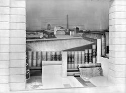 Østfoldutstillingen i Sarpbsborg 1930. Utstillingsinteriør. 