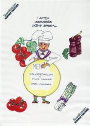 Illustrert aftenmeny fra Statfjordfeltet.

Tegnet av Randi