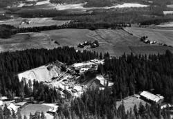 Flyfoto av Østfold Betongprodukter ved Momarken   i  Eidsber