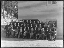 Kursdeltakere fotografert utenforFeriehjemmet i Bukta i Skje