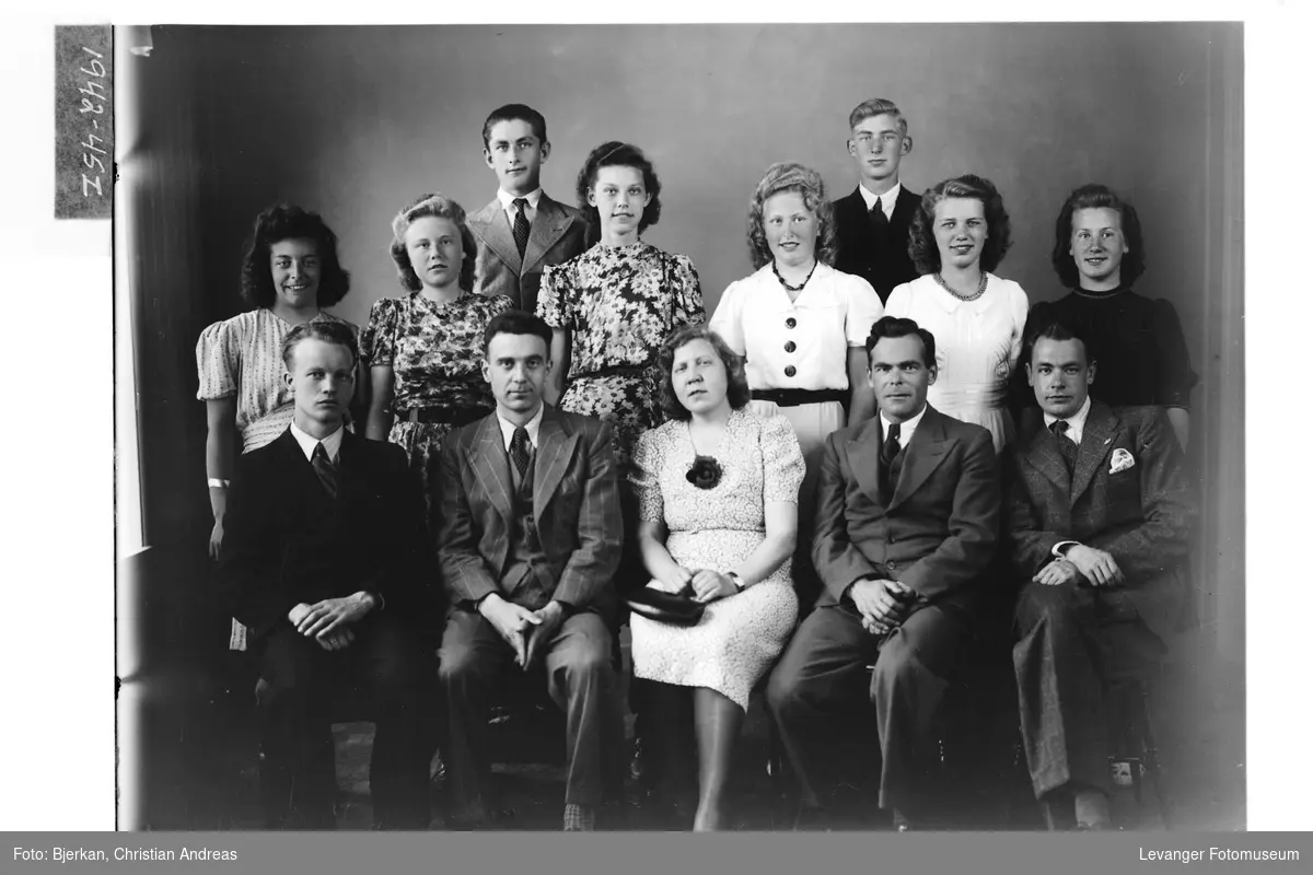 Levanger Realskole, 3. klasse i 1942