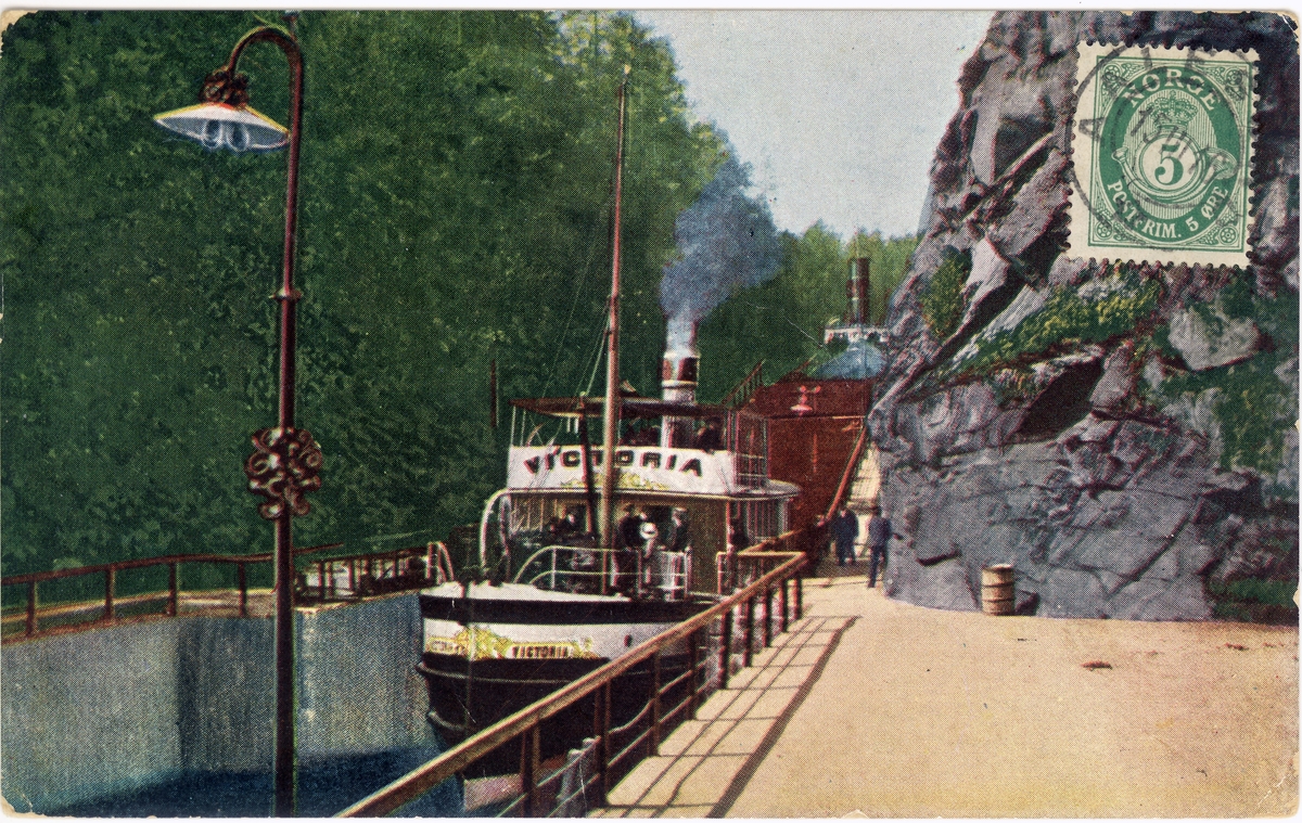 Løveid kanal. Brukt 1916.