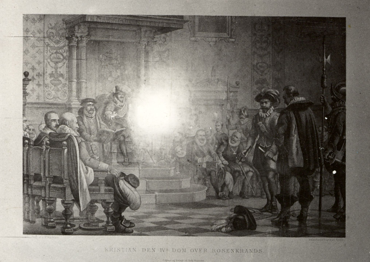 Kristian IV's dom over Rosenkrands