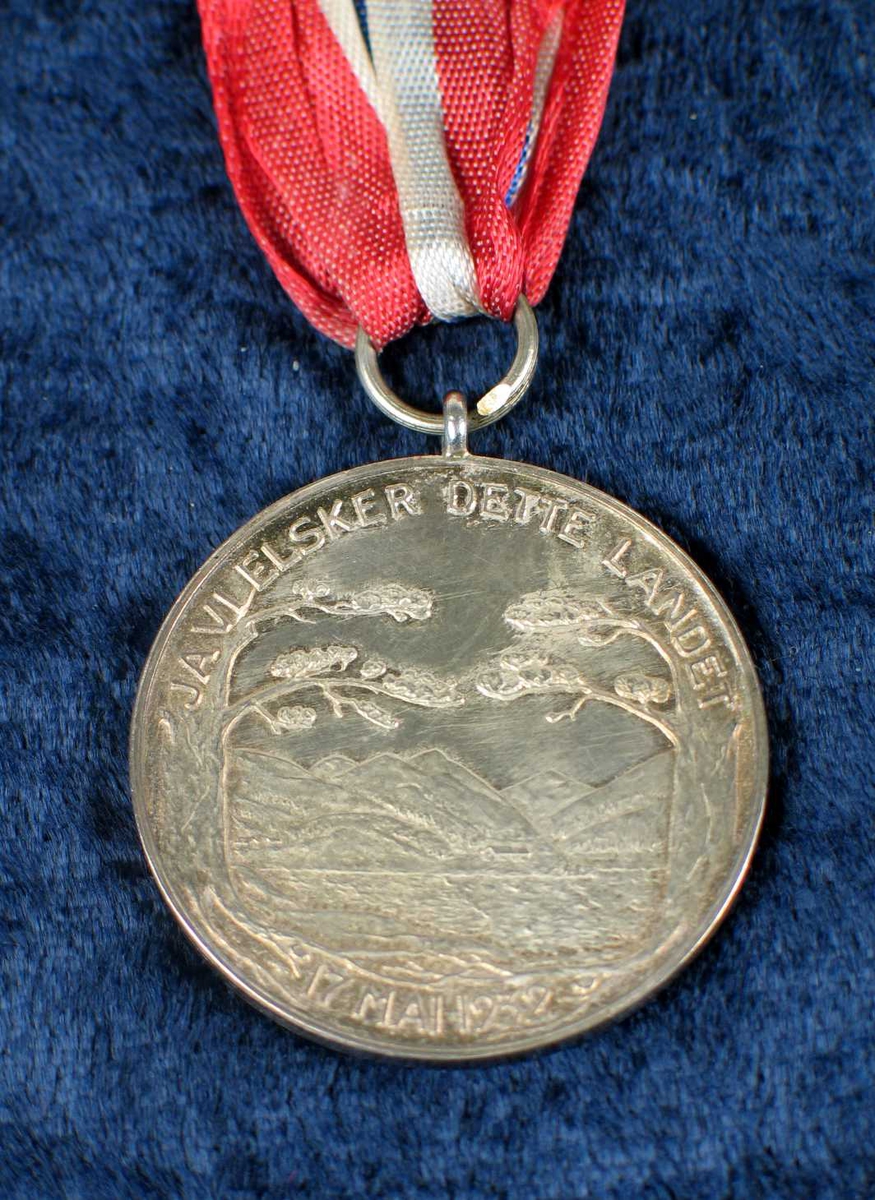 Minnemedalje med BB's portrett på den ene siden og et norsk landskap på den andre siden. Medaljen har et bånd i nasjonalfarger, hempe og nål. Den ligger i en rød eske trukket med fløyel. Innvendig hvit.
