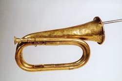 Postmuseet, gjenstander, posthorn, trompettype, lenke.