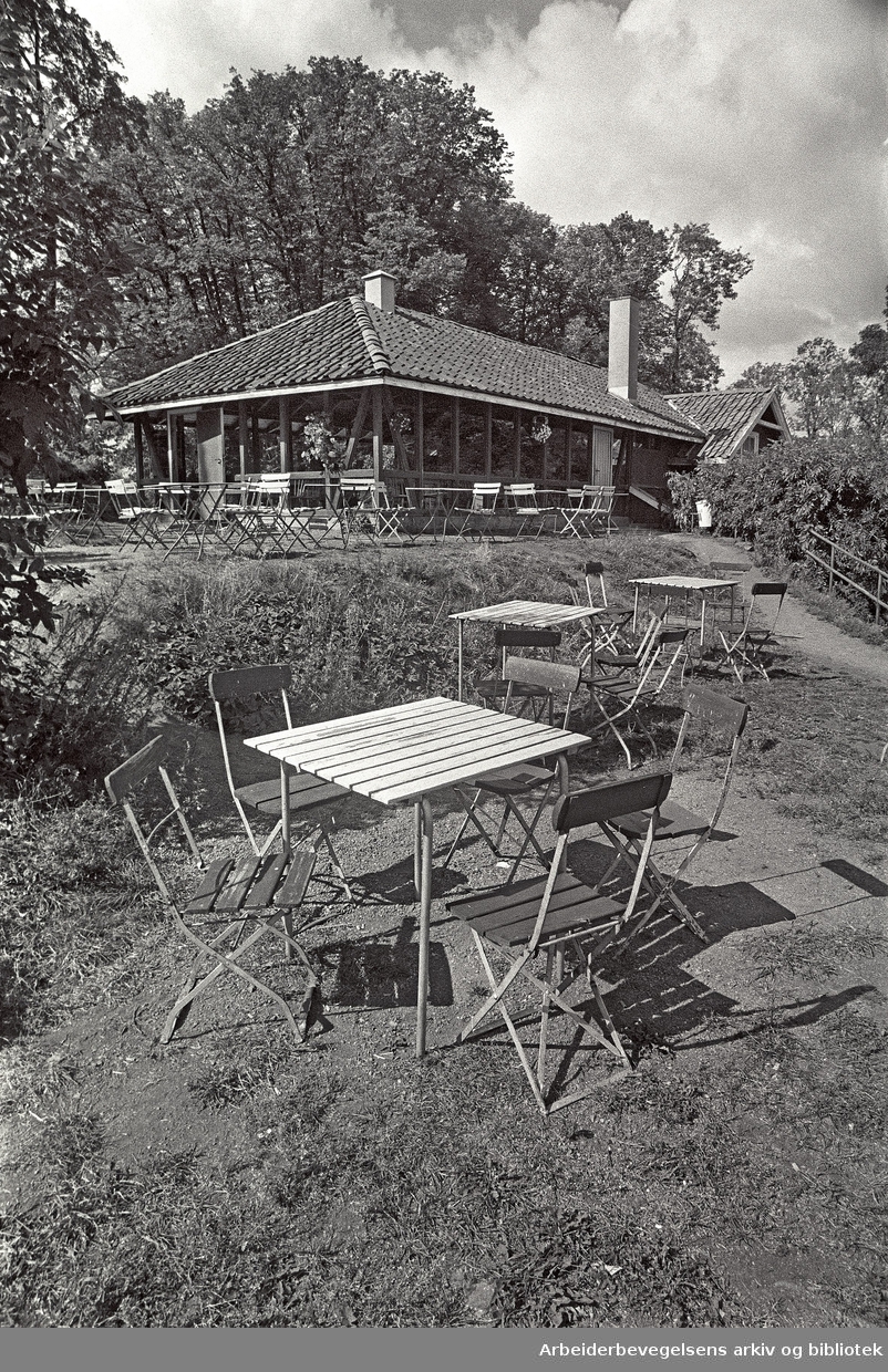 Rodeløkken Kafé på Bygdøy,.1977