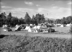 Campingplassen på Kviltorp...Mercedes med reg nr Z-22084. Bi