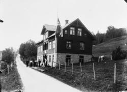Parti frå Eidsvåg, Langset Hotell, Solheim. .Bildet er tatt 