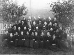 Romsdal Amtskole 1887..Amtskole var på Langset i Eidsvåg 188