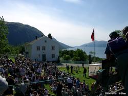 Kongebesøk i Nesset og Eidsvåg