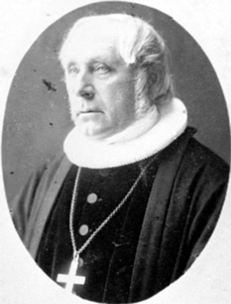 Hamar, biskop Halvor Olsen Folkestad (1807-1889), biskop fra 1864 til 1887