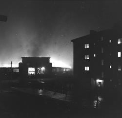 Storbrannen i trikkestallen på Øya