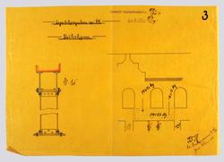 Apotekergaden no. 14. Söilestjerner [Detaljtegning]