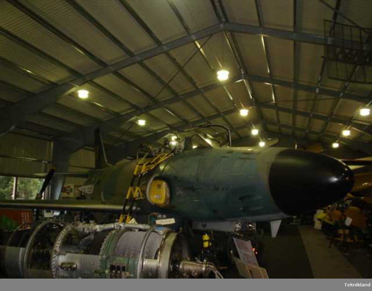 SAAB J 32D Lansen nr 32601.
Flygplanet är deponerat från Flygvapenmuseum.