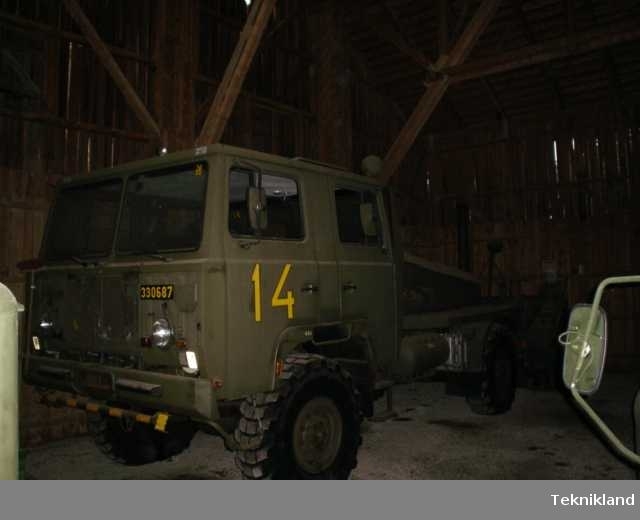 Fordonet är deponerat från Flygvapenmuseum.