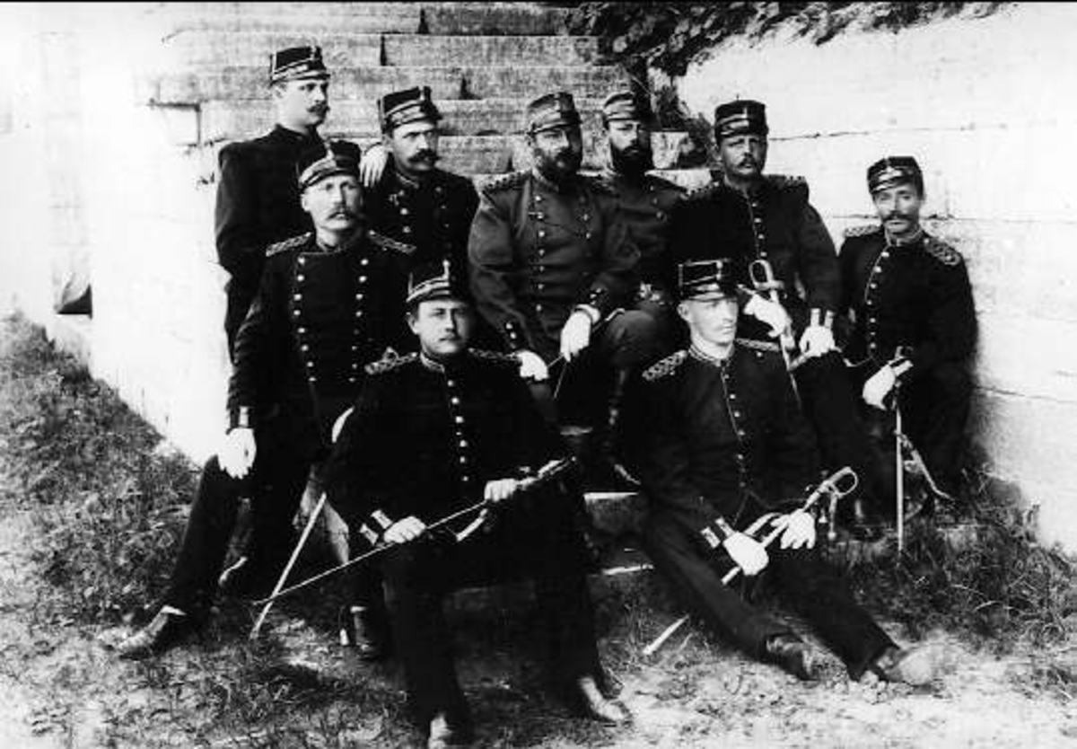 Timmermanskola för officerare vid Ing 2 år 1890