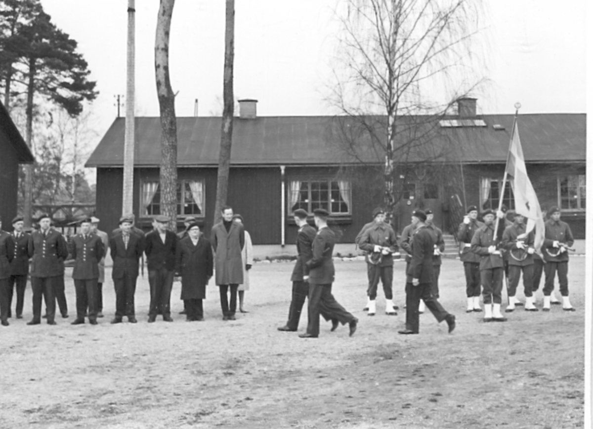Fallskärmsjägarskolan Karlsborg.Inryckning 1962.