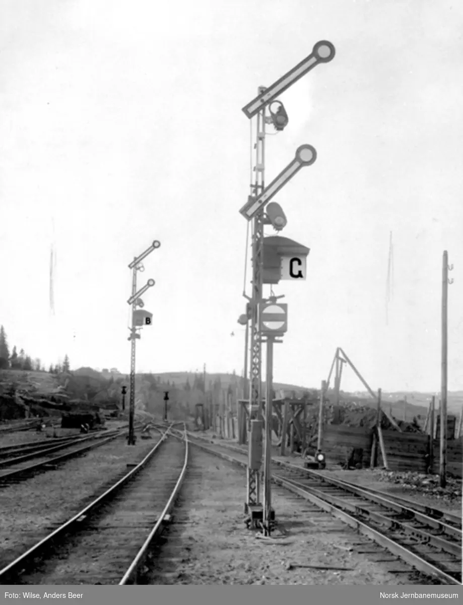 Semaforsignaler Roa stasjon