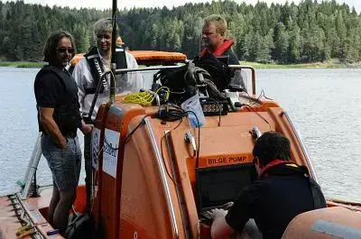 Ombord på fartøyet fra Seabed Services.