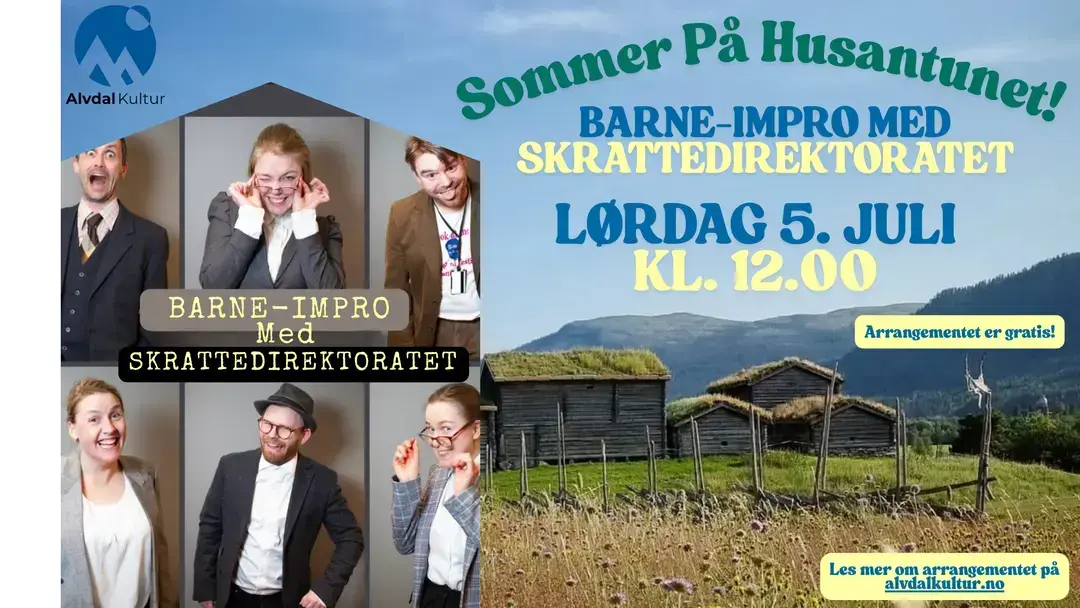 Plakat Husantunet 5. juli